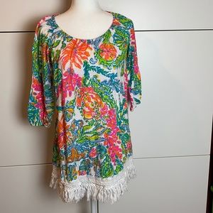 Lilly Pulitzer seashell Oceanside dress Small